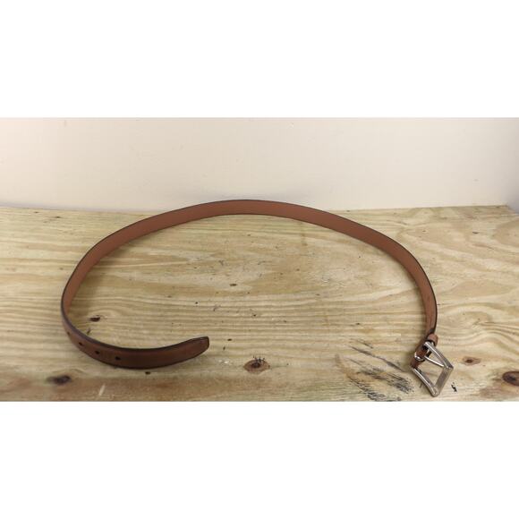 Thursday Boot Company Everyday Mens 40 Brown Leather Belt Buckle Dress Work - Picture 3 of 6